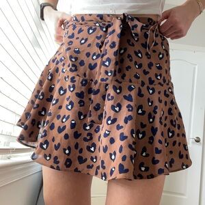Vestique skort cheetah print